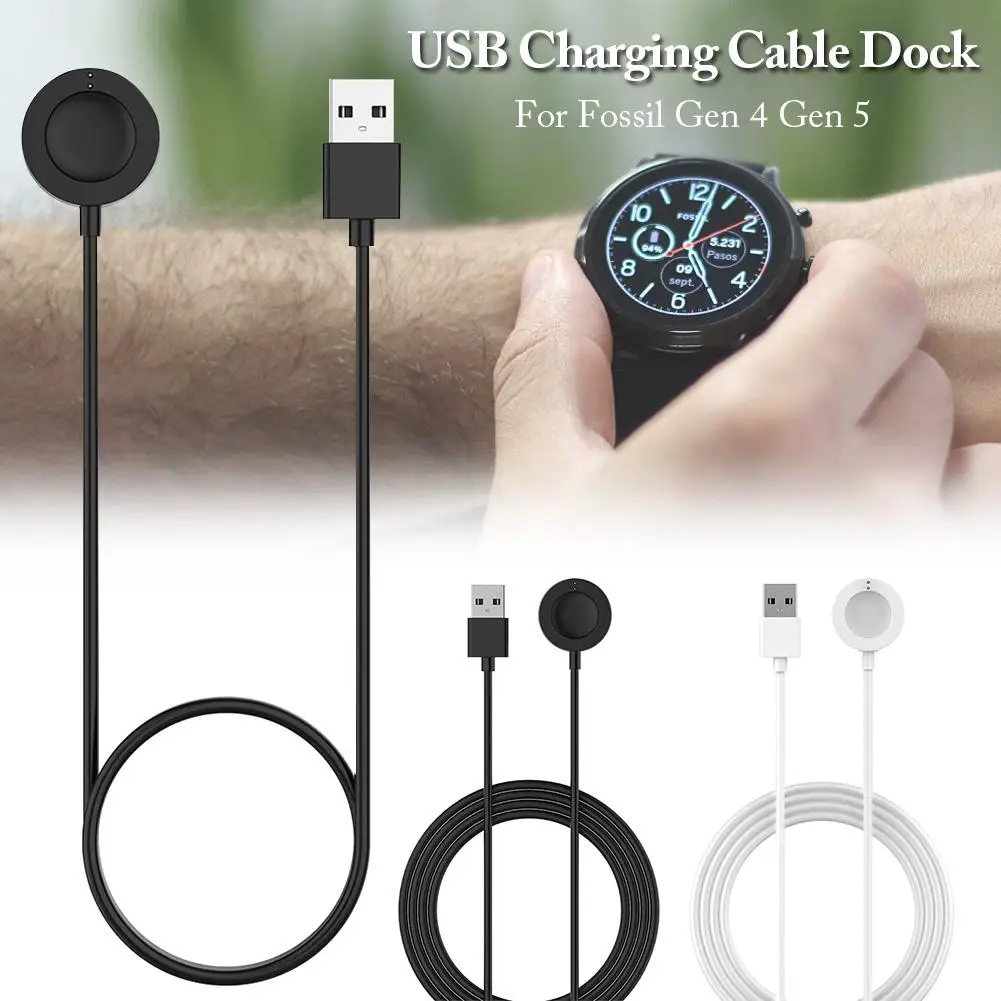Сменный USB кабель для зарядки беспроводная зарядная док станция Fossil Gen4/Gen5/Emporio