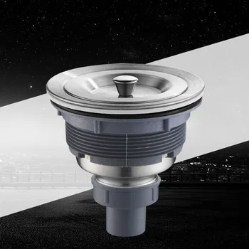 

Sink Drain Stainless Steel Basket Strainer Laundry Cabinet Drainage Accessories Draining Filter Bathroom Sink Drain Strainer