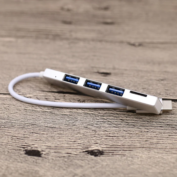 Тип C к USB2.0 концентратор TF карты порт адаптер портативный для мобильного телефона ноутбук офис PUO88