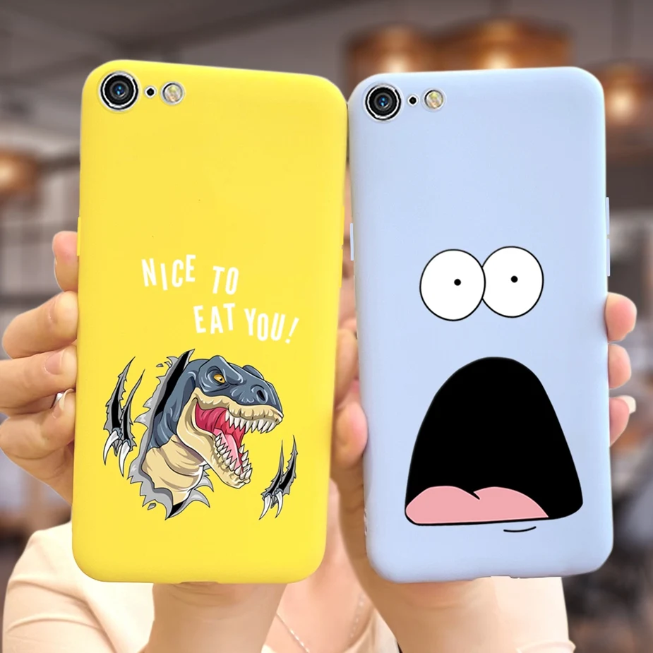 Adorable Cartoon Silicone Phone Case - Soft TPU Back Cover