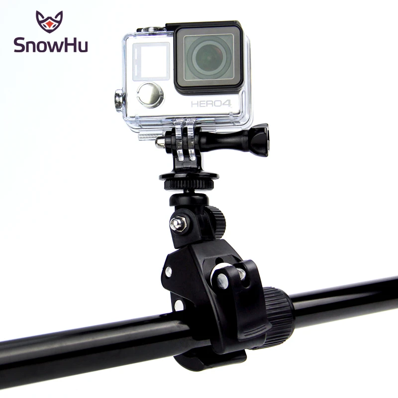 SnowHu Камера DV DSLR зажим Кронштейн для руля велосипеда байка винт с резьбой
