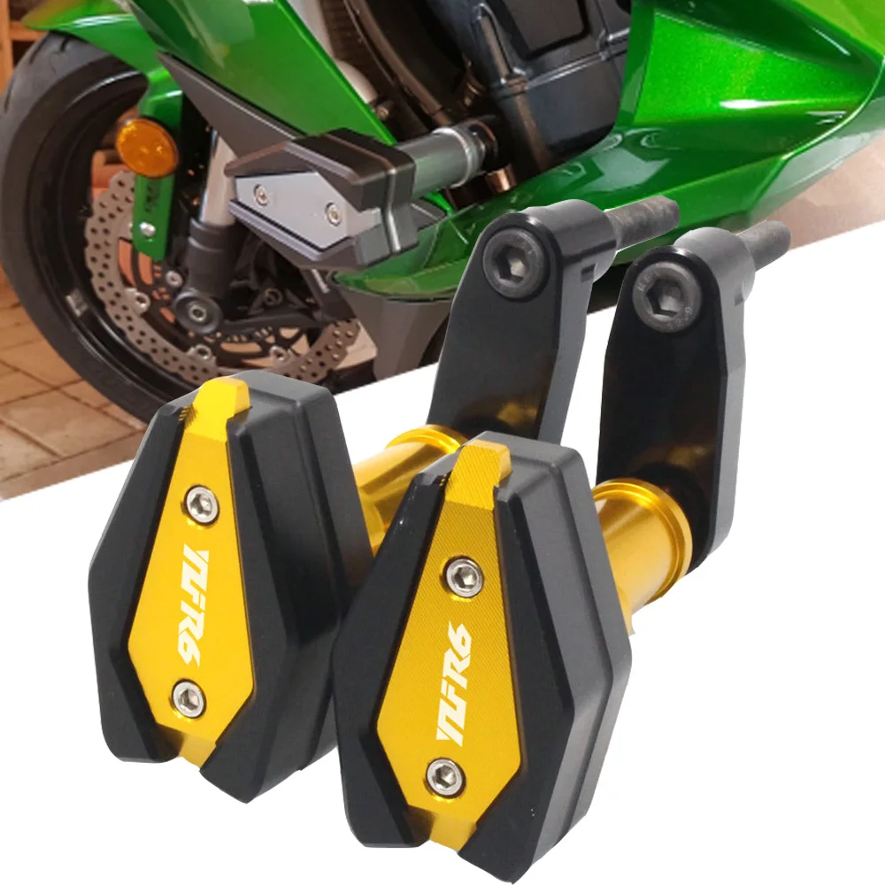 Для Yamaha YZFR6 YZF R6 YZF-R6 2006- мотоцикла с ЧПУ Защита от падения Рамка слайдер Накладка для защиты от падения для обтекателя протектор двигателя