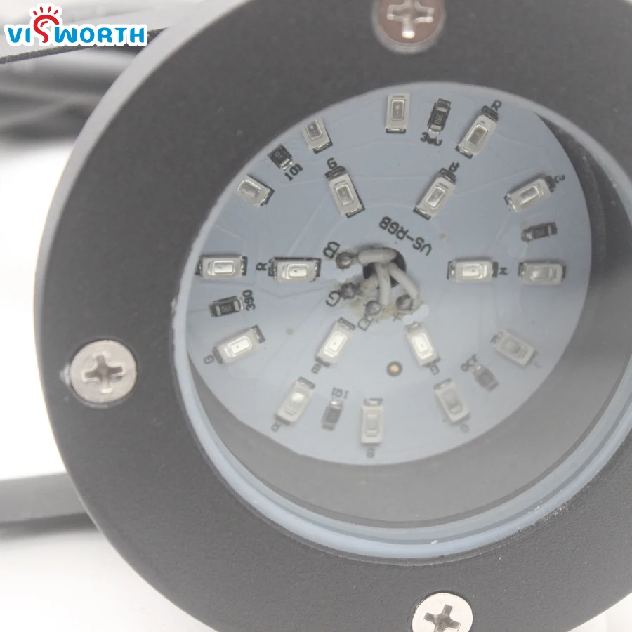 Светодиодсветодиодный лампы для газона RGB IP65 водонепроницаемые SMD5730 5 Вт 7 9