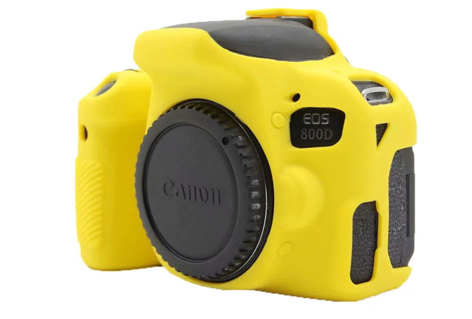 TENENELE Мягкие силиконовые чехлы сумка для Canon EOS 800D/Rebel T7i Цветной Резиновый чехол-Обложка для Canon Kiss X9i сумки для камеры аксессуар