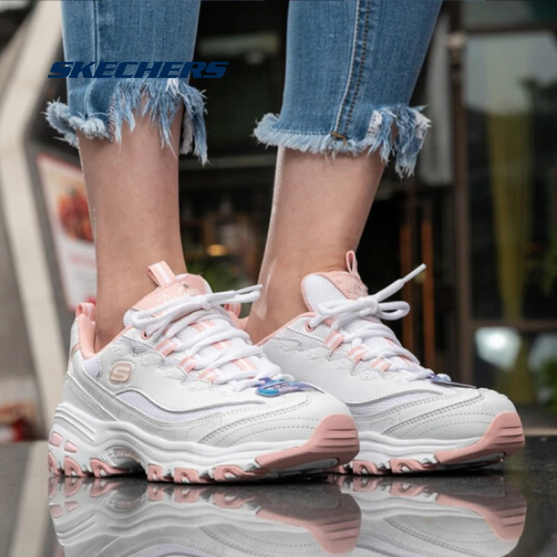 Skechers D'LITES/Женская обувь удобная на массивном каблуке повседневная платформе