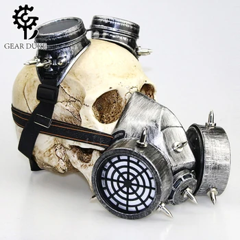 

Steampunk Glasses Gas Masks Goggles Cosplay Props Gothic Men and Women Mask Protective Costume Props Helmet