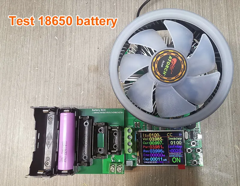 ABS 4-wire and 2-wire Terminal 18650 26650 14505 14340 1425 battery Case Holder test Storage box for DL24P 4