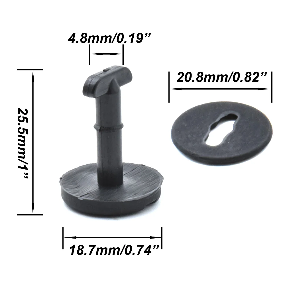 Car Fastener Floor Mat Clips Twist Lock Carpet Fixing Clamp for BMW E46 E38 E34 E32 E39 3 5 7 Series Resistant Retainer 4pcs car accessories auto fasteners car screws motorcycle screws