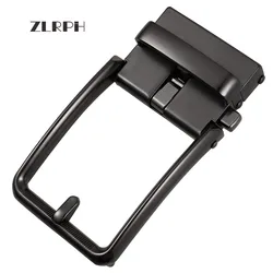 Zlrph famosa marca masculina cinto automático fivelas moda marca liga livre fivela de cinto durável catraca cintos estilos casuais