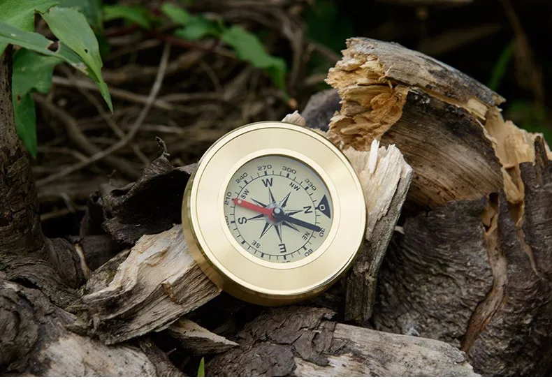 NatureHike Мини Военная походная линза Лупа с компасом золото дикий выживания навигация фосфоресцирующий высокое качество
