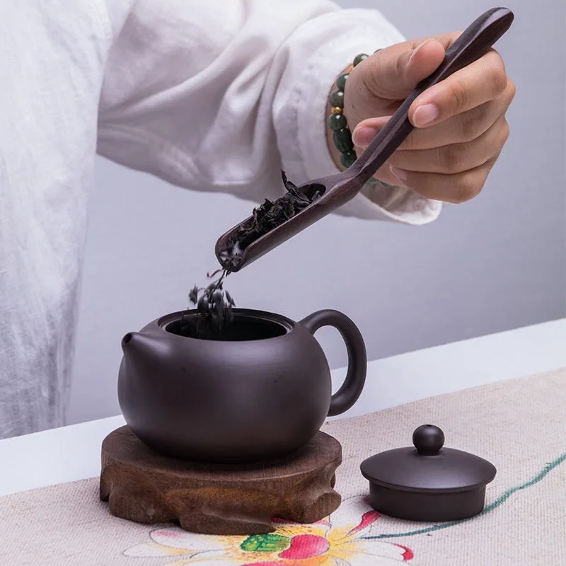 Стиль фиолетовый; песок Xi Shi чайник термостойкий чайный набор кунг-фу Dahongpao чайник офисный бытовой чайный сервиз, кружка для вина WSHYUFEI