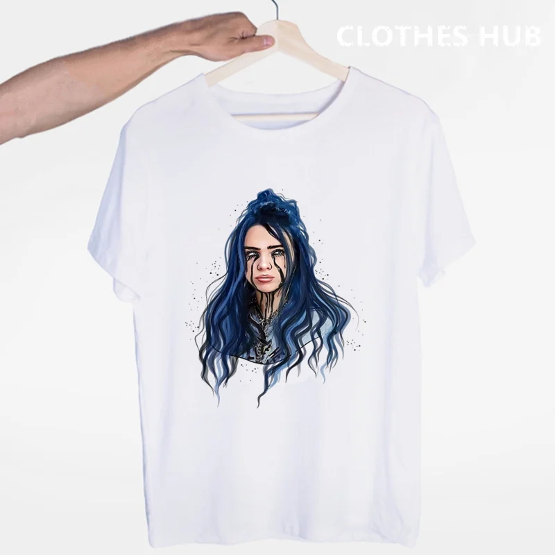 

Hip Hop Billie Eilish T Shirt Casual T-shirt O-Neck Short Sleeves Summer Men Women Tshirt High Quality Tee Shirt Top