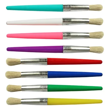

8pcs Painting Brushes Bristle Art Brush Set Art Drawing Pen Oil Painting Brush Painting Tools for Beginners Artists