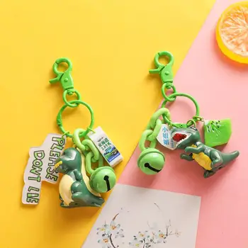 

1pc new Creative Cartoon Animal Dinosaurs Keychain bag car Pendant Action figure toys for kids gift