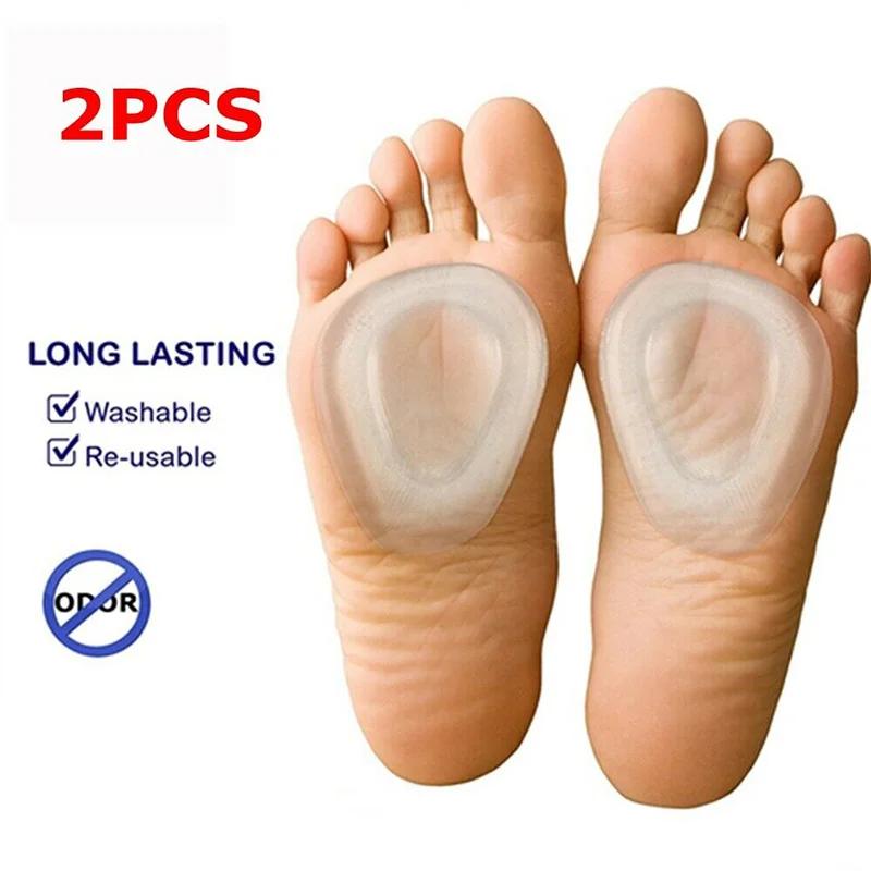 

1 Pair Ball of Foot Cushions Foot Care Inserts Insoles For Support Neuroma Runners Metatarsalgia Gel Pad Rapid Foot Pain Relief