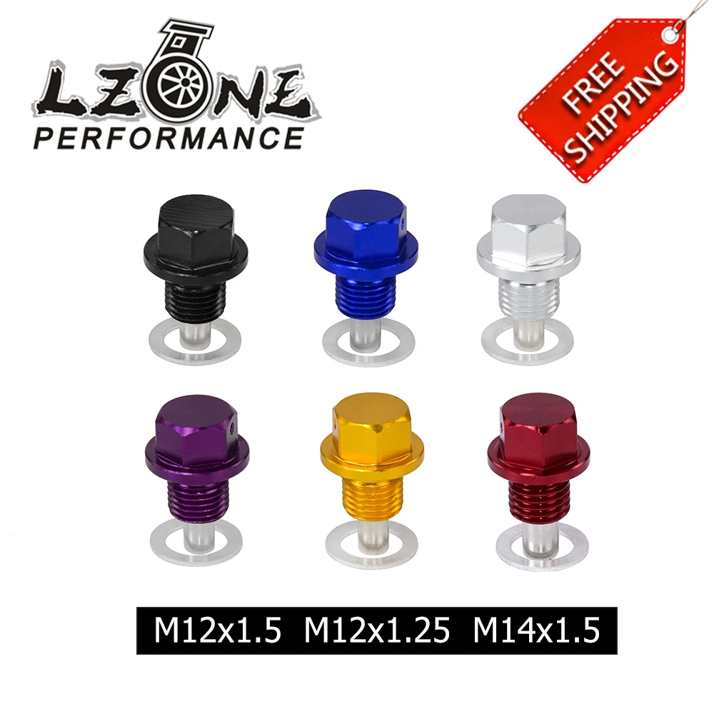 

FREE SHIPPING - M12x1.5 M12x1.25 M14x1.5 Magnetic Oil Drain Plug &Oil Drain Sump Nut JR-ODP12125/1215/1415