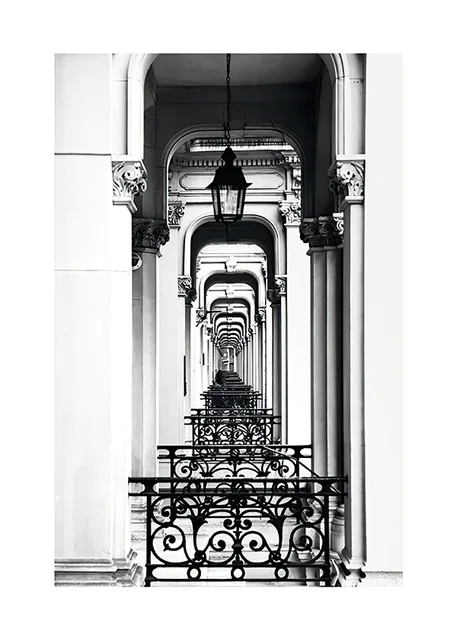 Plant Flowers Canvas Painting Minimalist Text Posters and Prints Black and White Architectural Wall Pictures for Living Room Art F