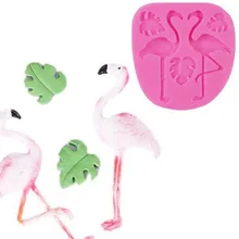 3D Фламинго детский день рождения DIY вечерние помадка торт декоративные силиконовые формы кекс шоколад Gumpaste конфеты формы и инструменты для выпечки