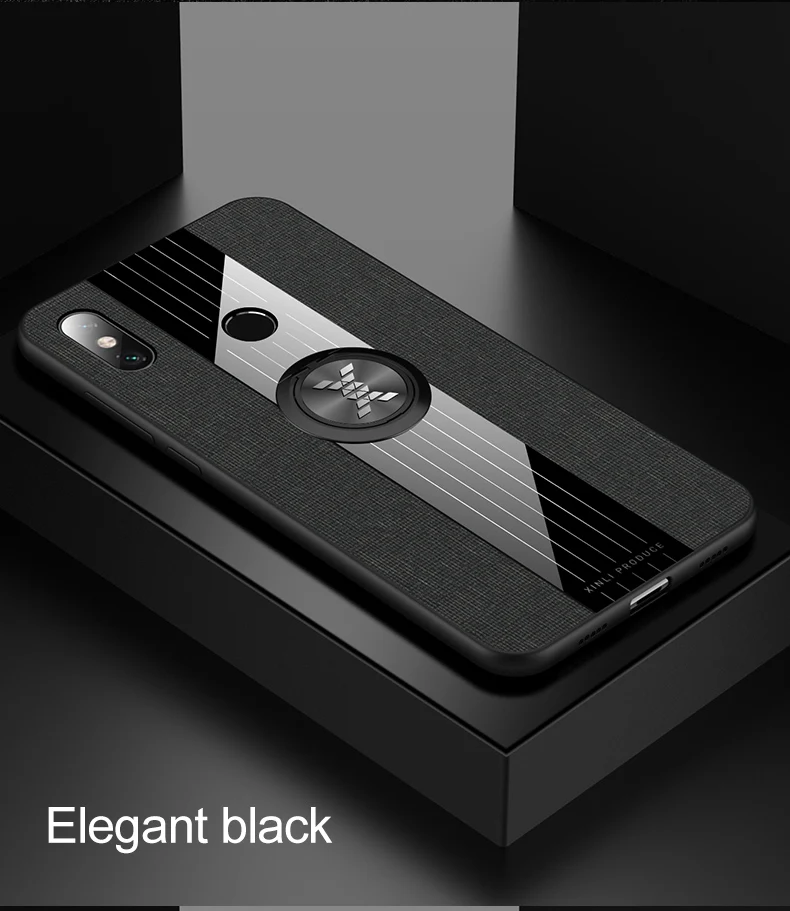 Чехол для xiaomi mi max 3, роскошная жесткая ткань с кольцом, магнитный штатив, тонкая защитная задняя крышка для xiaomi mi max 2 max3 max2 shell