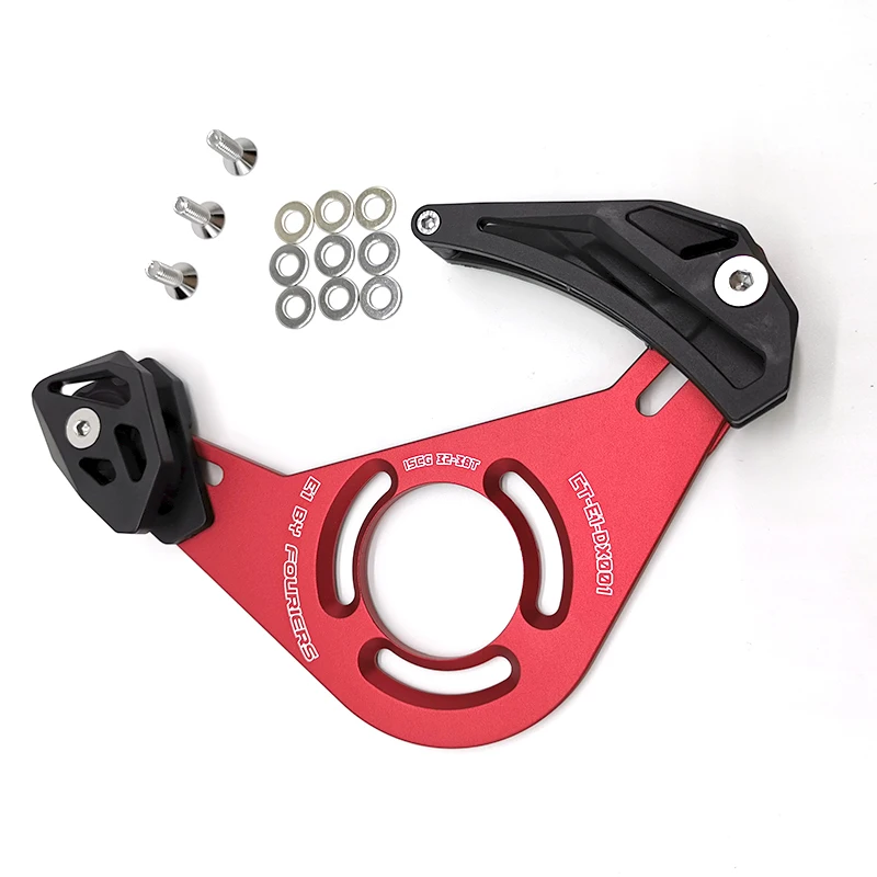 ISCG 03 Red Fouriers CT-E1-DX001 велосипед DH Enduro FR спуск цепи направляющая Баш Guard 32 t-40 T ISCG03/ISCG05 запчасти для велосипеда - Цвет: ISCG 03 Red
