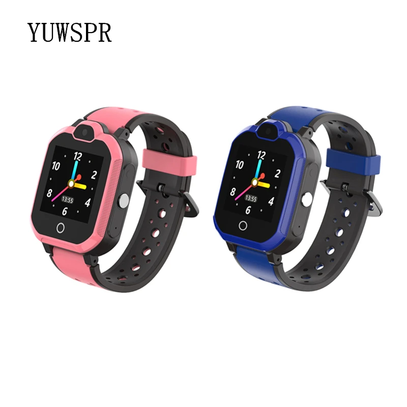  Kids GPS Tracker 4G Smart Watch IP67 Waterproof bluetooth Video Call camera GPS LBS WIFI Location C