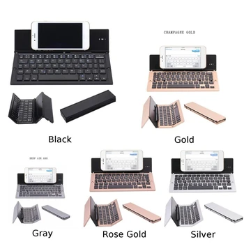 

Bluetooth Mini Tri Folding Keyboard Universal For Mobile Phone Tablet Wireless Lasting Power Supply