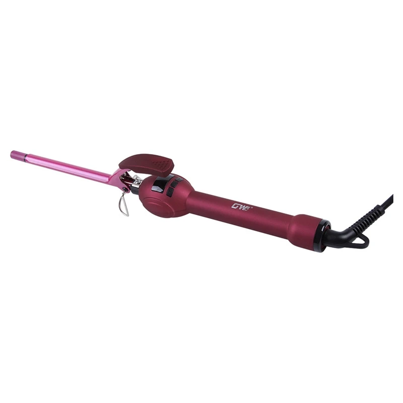 Surker щипцы для завивки волос профессиональные щипцы для завивки волос Электрический инструмент для укладки ЖК-дисплей керамический парикмахерский волшебная палочка Eu Plu