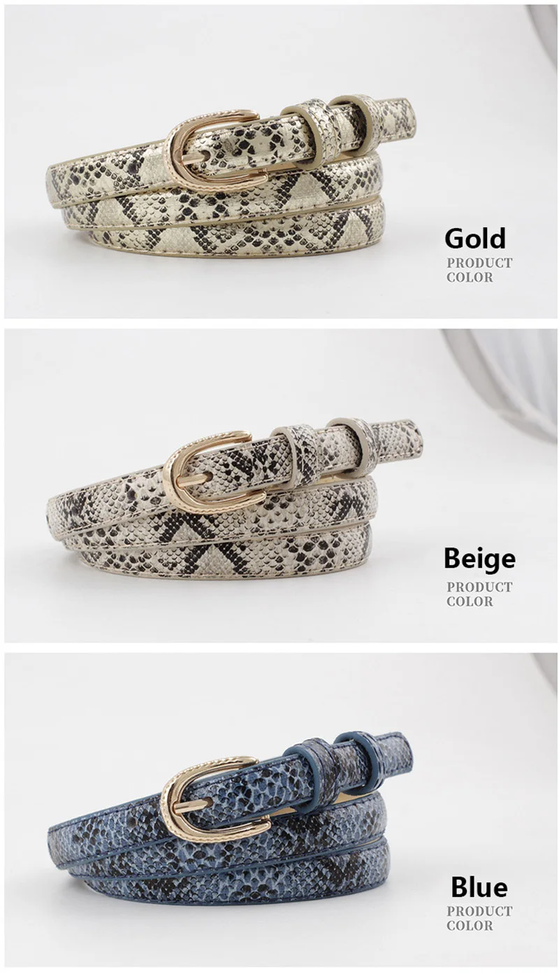 Maya Statement Belt Leopard Snake And Zebra Print Belt