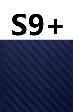 Роскошная наклейка для samsung Galaxy S9 Plus S10 S8 S7 Edge градиентная цветная пленка из углеродного волокна S10 Plus наклейка для смартфона s EEMIA - Цвет: S9 PLUS-purple blue