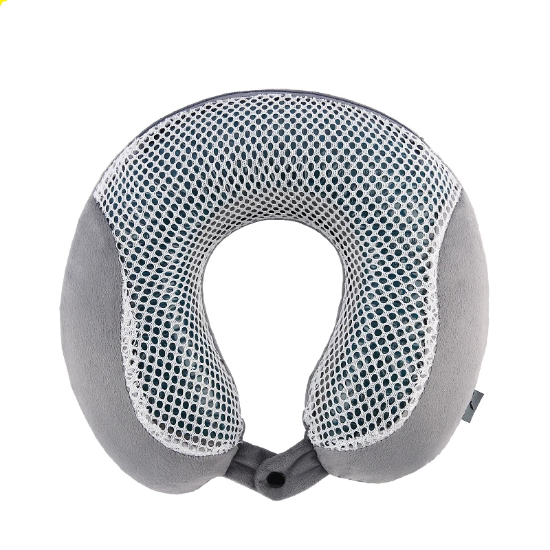 

Portable Bamboo charcoal U-shape Travel sleep Pillow Neck 360°Support Headrest Health Care CushionAir Flight Inflatable Pillow