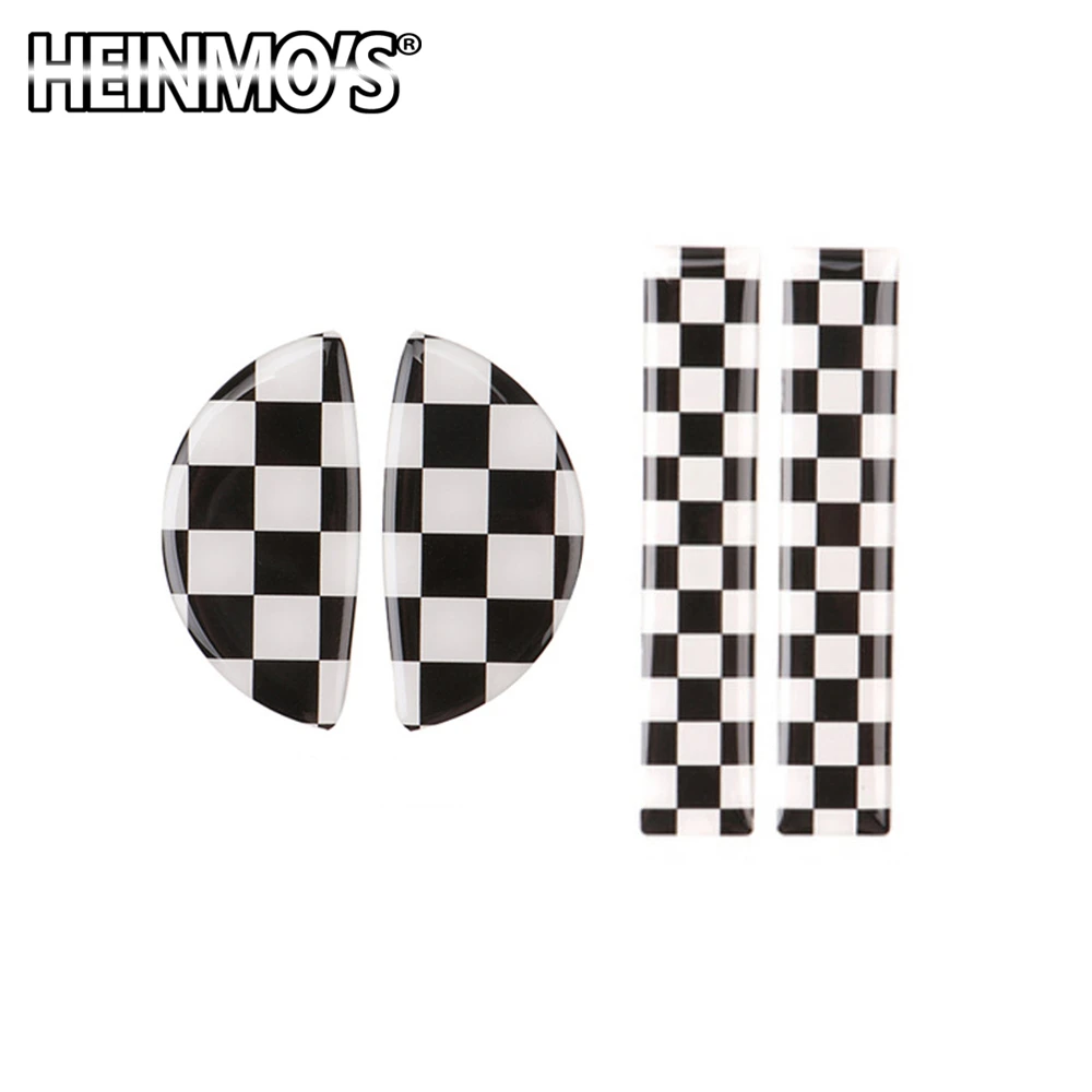 Inner Door Handle Sticker For Mini Cooper Clubman Countryman F54 F55 F56 F57 F60 Front Rear Door Handle Sticker For Mini Cooper