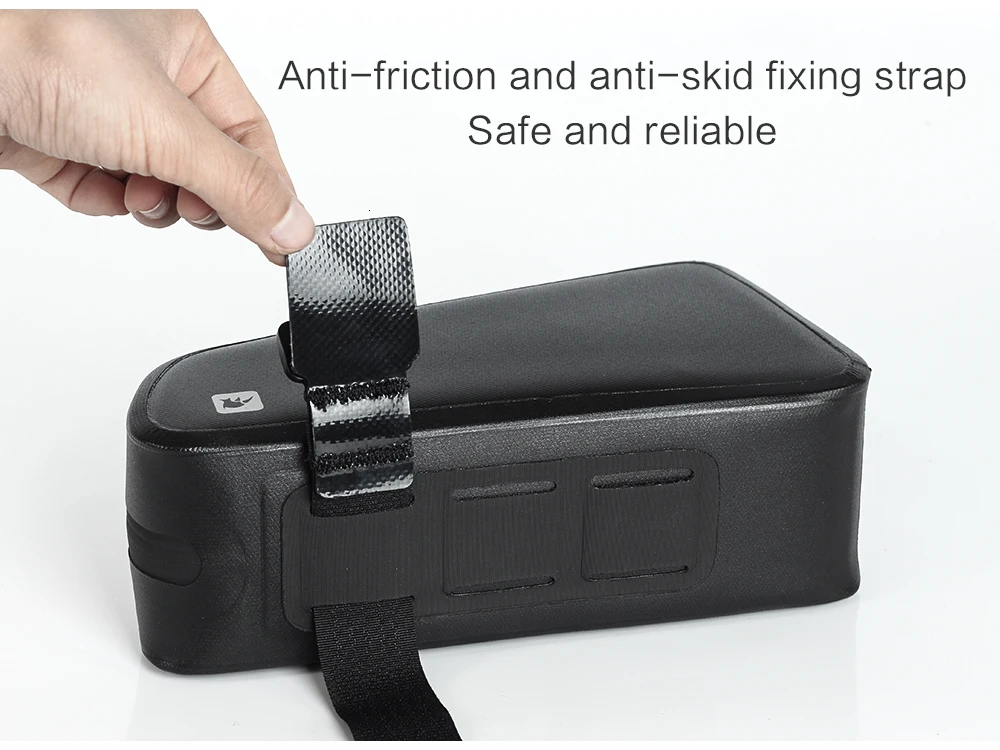 Rhinowal Bicycle Bags Waterproof Cycling Top Front Tube Frame Bag Large Capacity MTB Road Bicycle Pannier Black Bike Accessories (16)