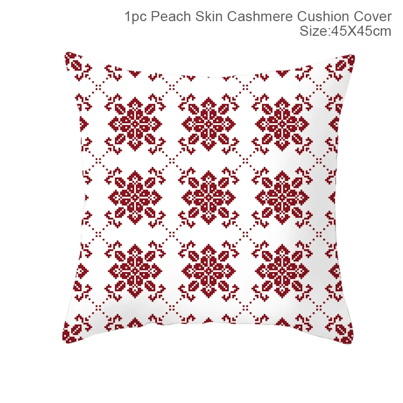 Pillow case 27 Рождественская Подушка Чехол Рождественские украшения для дома подарки на год Рождественский Декор Natal Noel - Цвет: Pillow case 27