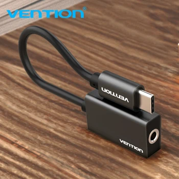 

Vention USB Type C 3.5 Earphone Adapter Charger USB C to 3.5mm Jack AUX Adapter for Xiaomi Mi6 MIX2 Huawei Audio Cable