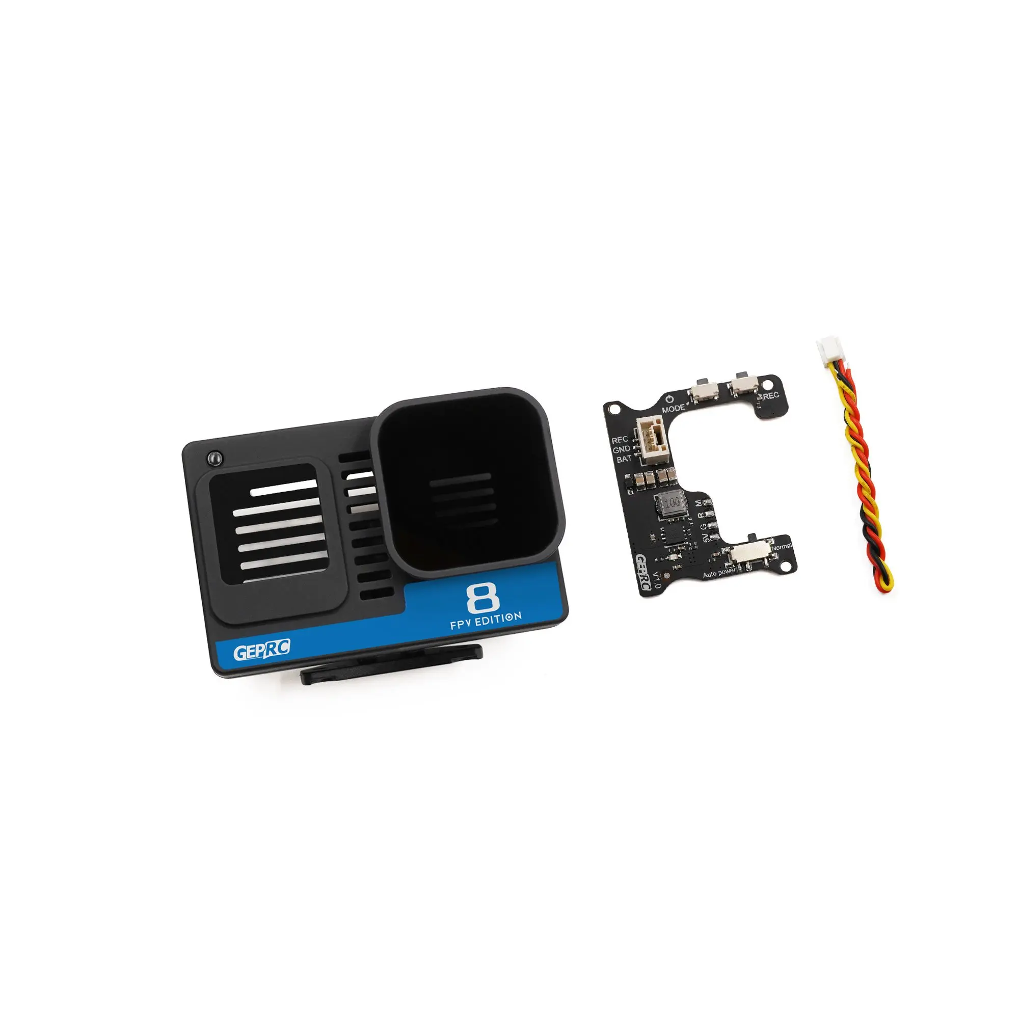 Чехол GEPRC для GoPro Hero8 Gopro8 с фильтром плата распределения питания BEC ND16 УФ-защитой