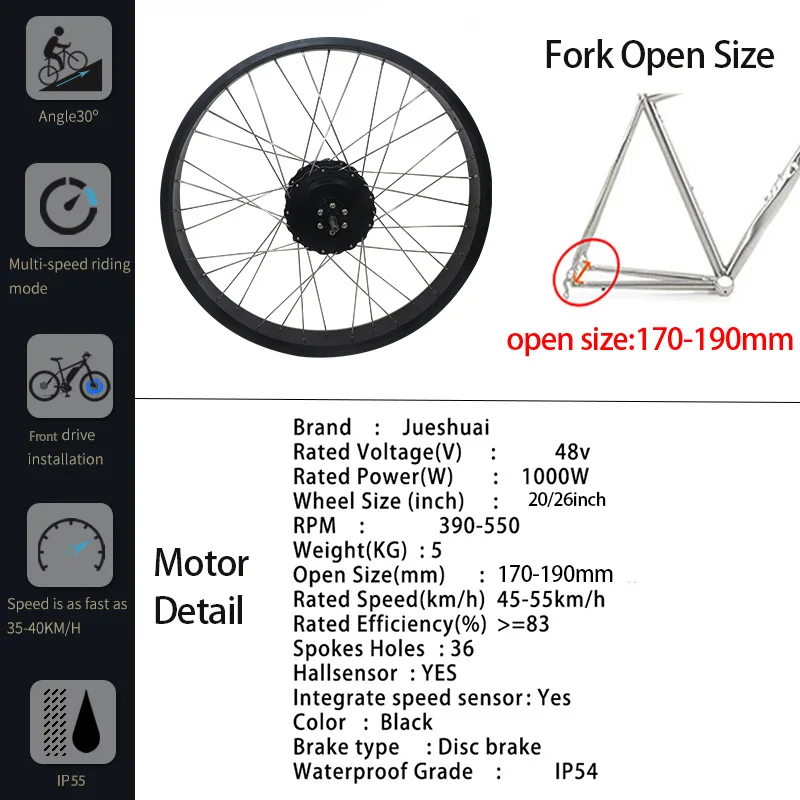 Fat Tire 4,0 комплект для переоборудования электрического велосипеда с батареей 48V1000W задний мотор ступица двигателя комплект Bicicleta Электрический E велосипед Ebike