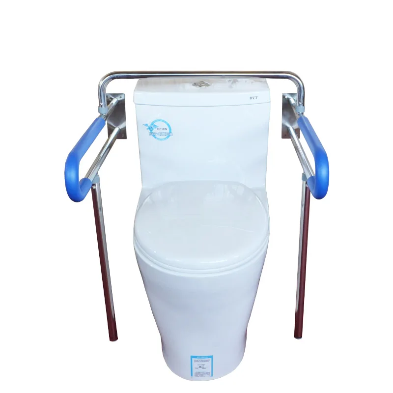 

Medical Professional Sitting Toilet Height 77.5CM Non-Slip Handrail Load 100KG Stainless Steel Pregnant Woman Elderly Handrail