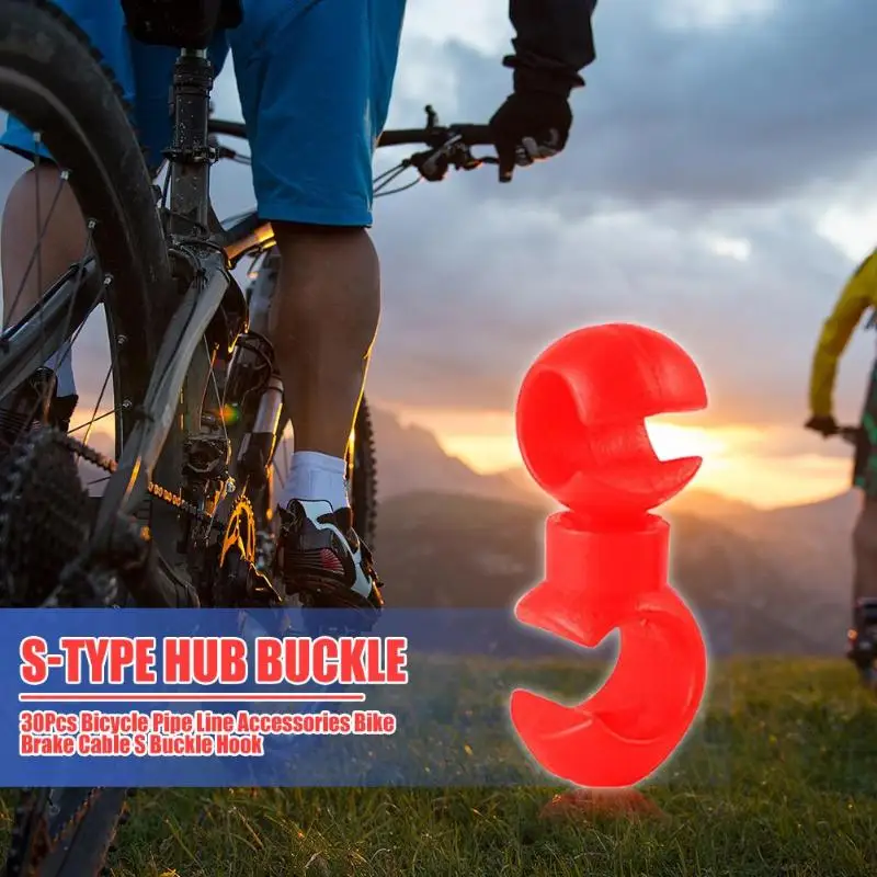 10 шт. C/S Лидер продаж велосипед кабельная пряжка не легко отвалить крюк MTB велосипедные дисковые тормозные комплекты кабелей трубы линии аксессуары