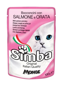

SIMBA SIMBA for adult cats with salmon and flounder 100g
