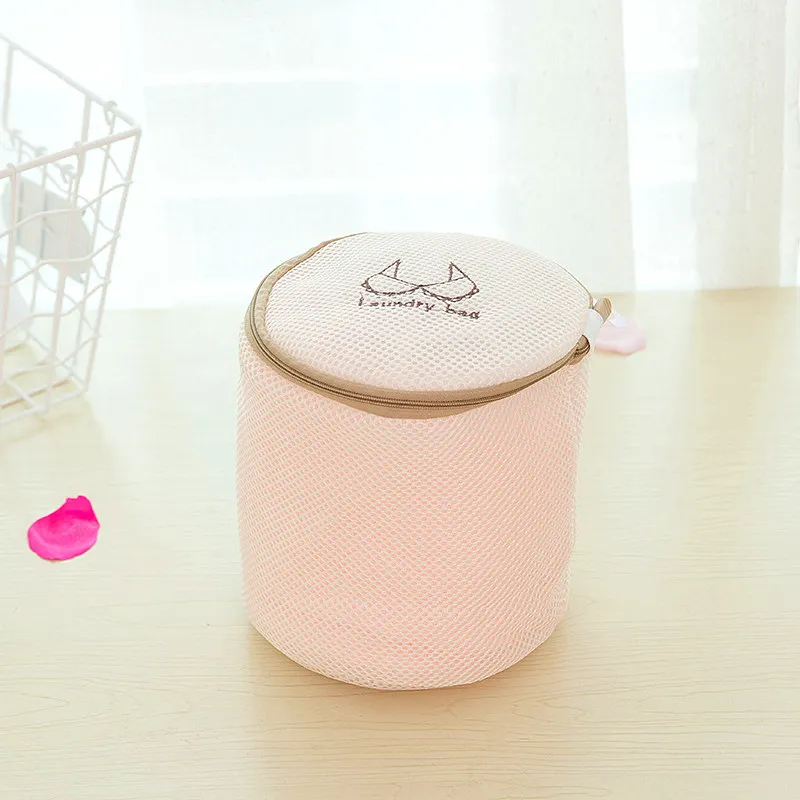 Cylinder bra Мешки для стирки бюстгальтера носки Нижнее белье сетка на молнии нижнее белье, Стирка мешок стиральная машина грязные мешки для стирки одежды набор для стирки - Цвет: Cylinder bra