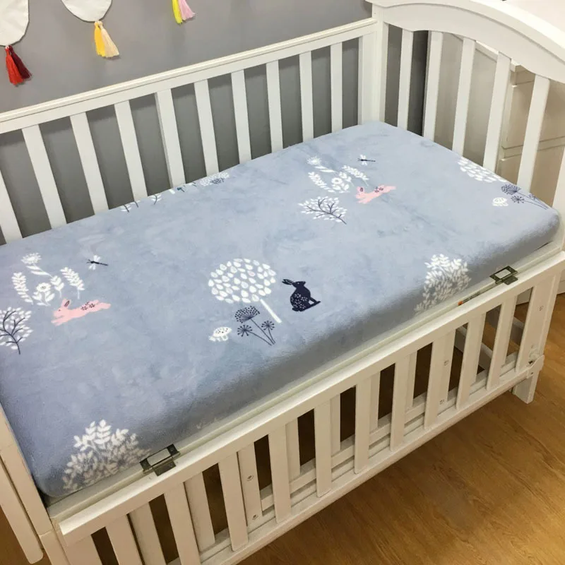 Простыни sabanas para cuna de Baby bed sheets with soft velvet матрасик в кроватку linge de lit bébé suit bed size for 120*60cm