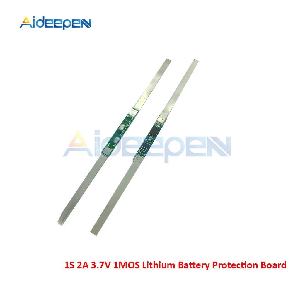 1S 2A 3.7V 1MOS 5 шт. 1S 3,7 V 2A/3A/4.5A/6A/7.5A/9A BMS 18650 литий-ионная литиевая Батарея защита зарядных устройств доска 1/2/3/4/5/6 Mos Мощность банк сотовый телефон - Color: 1S 2A 3.7V 1MOS