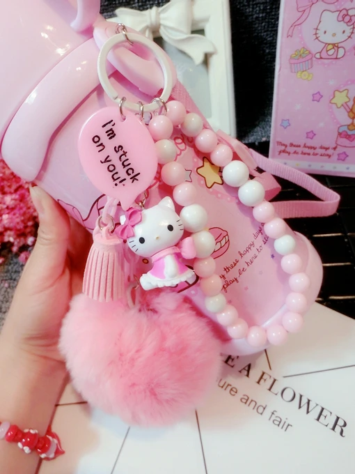 260ml Helloo Kitty Thermos Cup 304 Stainless Steel Water Bottle Pink Kitty Cat Insulated Cup Thermos Flask Hot Water Thermos