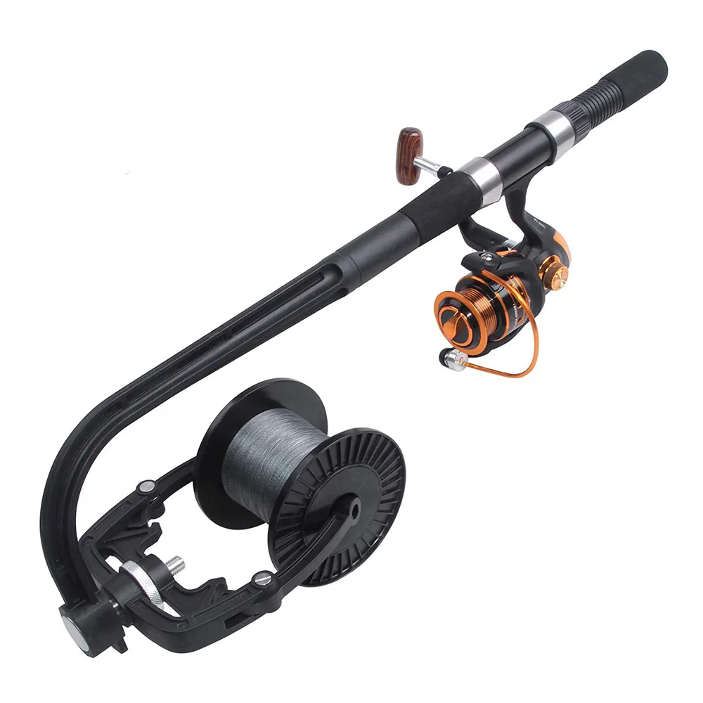 

Fishing Line Winder Spooler Portable Fishing Reel Winder Spooling Station System Baitcasting Fishing Reel Line Winder Accessorie