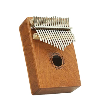 

ABZB-17 Keys Kalimba Thumb Piano Musical Instrument with Tuning Hammer Cloth Bag Kalimba Accessories