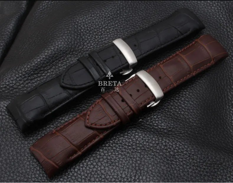 Shengmeirui телячья кожа ремешок для мужчин 1853 для Tissot T035410A 407A Кутюрье 22 23 24 мм браслеты для часов