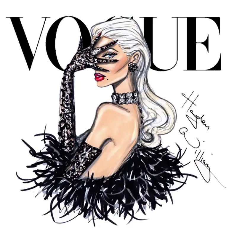 Женская футболка с принтом Vogue модная теплая толстовка утюгом на переносице