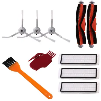 

10PCS/Set Main Brushes Side Brush Filter for Xiao-mi Mi Robot Vacuum Cleaner Cleaning Tools Accessories Repair Parts