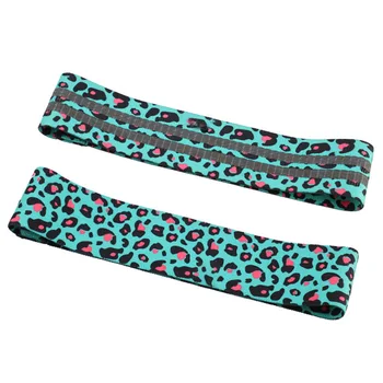 

Newly Yoga Resistance Band Elastic Anti-slip Leopard Printed Exercise Band for Leg Hip Training S66