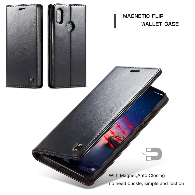 Красный mi Note 6 Pro винтажный кожаный чехол-кошелек чехол s для Red mi 6 Pro 6A 6 Note 3 с карманом для карт для Xiaomi mi 8 mi 5 чехол для телефона